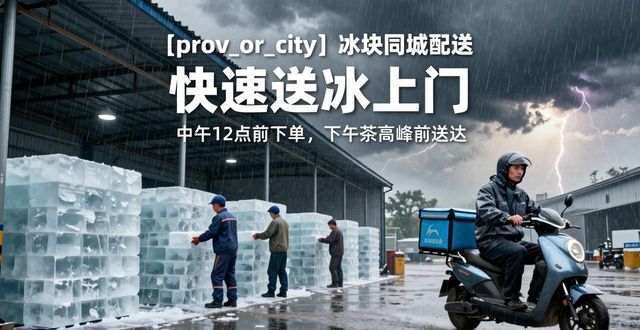 上海冰块同城配送 快速送冰上门