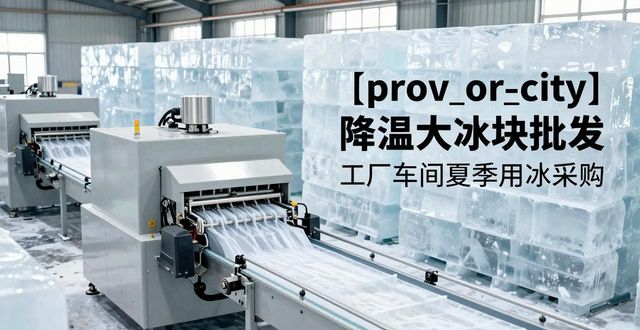 上海降温大冰块批发 工厂车间夏季用冰采购