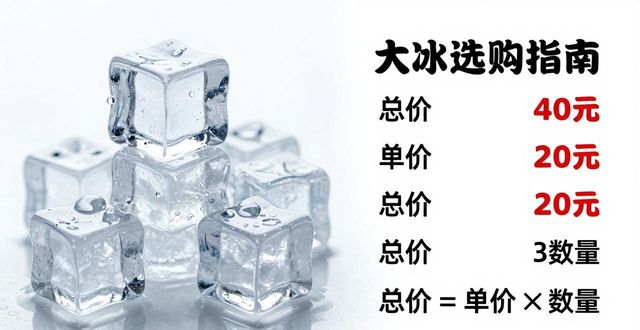 大冰块价格到底怎么算？上海冰块选购指南