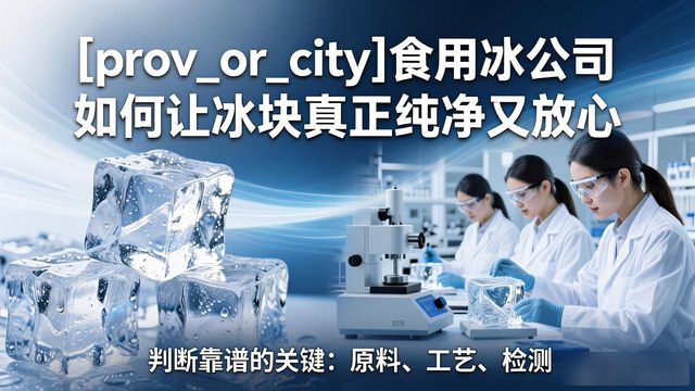 上海食用冰公司如何让冰块真正纯净又放心