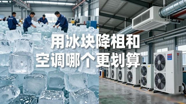 上海夏季车间降温大冰块，工厂防暑新选择